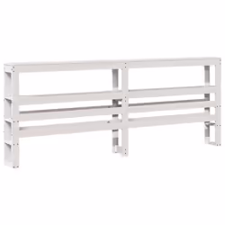 VidaXL 850873 tête de lit et pied de lit Blanc - Vue supplémentaire 6