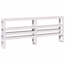 VidaXL 850876, Blanc, Bois de pin, 180 cm, 1860 mm, 82 cm, 190 mm