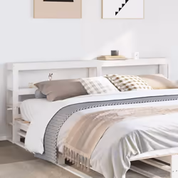 VidaXL 850876 tête de lit et pied de lit Blanc
