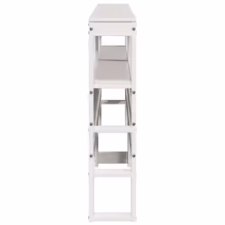 VidaXL 850876 tête de lit et pied de lit Blanc - Vue supplémentaire 5