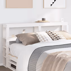 VidaXL 850879 tête de lit et pied de lit Blanc