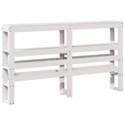 VidaXL 850879 tête de lit et pied de lit Blanc - Vue supplémentaire 6