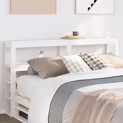 VidaXL 850882 tête de lit et pied de lit Blanc
