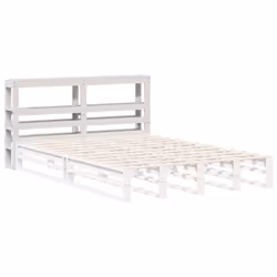 VidaXL 850882 tête de lit et pied de lit Blanc - Vue supplémentaire 4