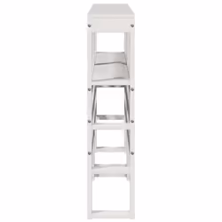 VidaXL 850882 tête de lit et pied de lit Blanc - Vue supplémentaire 5