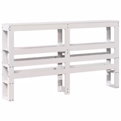 VidaXL 850882 tête de lit et pied de lit Blanc - Vue supplémentaire 6