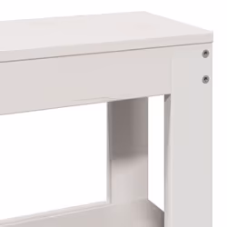 VidaXL 850882 tête de lit et pied de lit Blanc - Vue supplémentaire 7