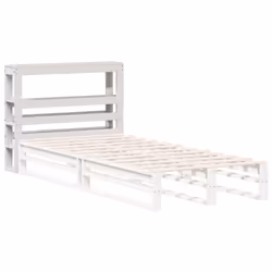 VidaXL 850891 tête de lit et pied de lit Blanc - Vue supplémentaire 4