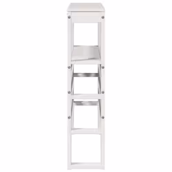 VidaXL 850891 tête de lit et pied de lit Blanc - Vue supplémentaire 5