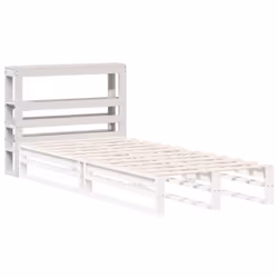VidaXL 850900 tête de lit et pied de lit Blanc - Vue supplémentaire 4