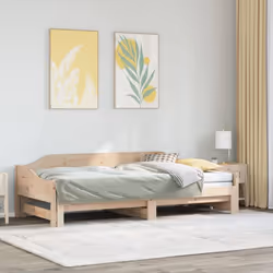 Ce lit de repos 2 en 1 avec lit gigogne, servant à la fois de canapé et de lit, constitue un supplément pratique et accrocheu ...