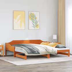 VidaXL 850904 canapé lit sofa Marron - Vue supplémentaire 4