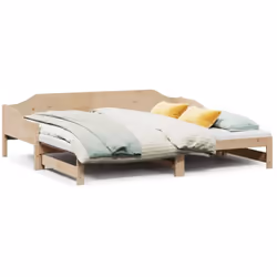 Ce lit de repos 2 en 1 avec lit gigogne, servant à la fois de canapé et de lit, constitue un supplément pratique et accrocheu ...
