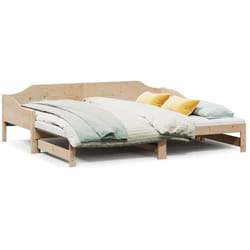 Vidaxl - Lit de jour avec lit gigogne 90x200 cm bois de pin massif