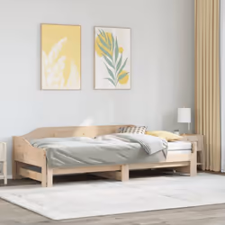 Ce lit de repos 2 en 1 avec lit gigogne, servant à la fois de canapé et de lit, constitue un supplément pratique et accrocheu ...