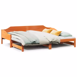 VidaXL 850910, lit sofa, Marron, Bois de pin, 1975 mm, 920 mm, 620 mm