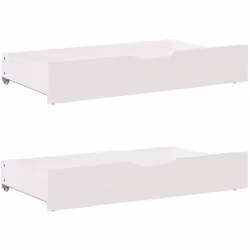 Ces tiroirs sous le lit offrent une solution de rangement pratique et peu encombrante, vous aidant à garder vos objets bien r ...