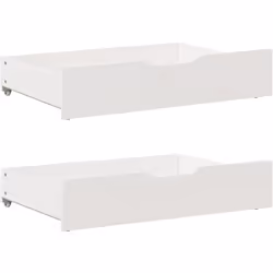 Ces tiroirs sous le lit offrent une solution de rangement pratique et peu encombrante, vous aidant à garder vos objets bien r ...