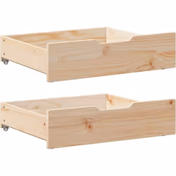 Ces tiroirs sous le lit offrent une solution de rangement pratique et peu encombrante, vous aidant à garder vos objets bien r ...
