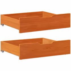 Ces tiroirs sous le lit offrent une solution de rangement pratique et peu encombrante, vous aidant à garder vos objets bien r ...