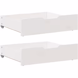 Ces tiroirs sous le lit offrent une solution de rangement pratique et peu encombrante, vous aidant à garder vos objets bien r ...