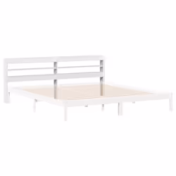VidaXL 850942 tête de lit et pied de lit Blanc - Vue supplémentaire 5