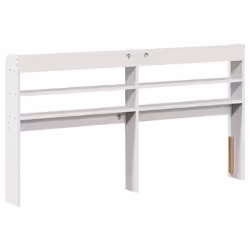 VidaXL 850945 tête de lit et pied de lit Blanc - Vue supplémentaire 4