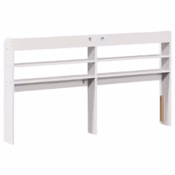 VidaXL 850957 tête de lit et pied de lit Blanc - Vue supplémentaire 4