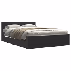 VidaXL 3295598, Noir, 1380 mm, 193 cm, 690 mm, 1350 x 1900 mm, 820 x 285 x 190 mm