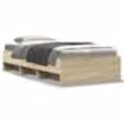vidaXL Cadre de lit sans matelas chêne sonoma 90x200 cm - 90 x 200 cm