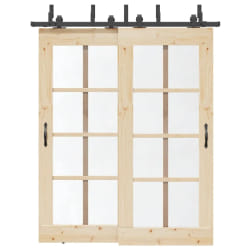 vidaXL Kit de Quincaillerie Porte Coulissante 183 cm