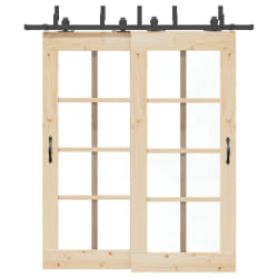 vidaXL Kit Quincaillerie Porte Coulissante 200 cm