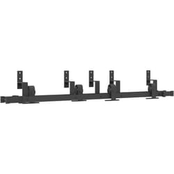 Kit de quincaillerie de porte coulissante 152,5 cm acier noir vidaXL