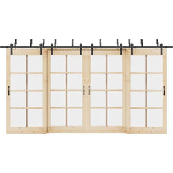 Vidaxl - Kit de quincaillerie de porte coulissante 427 cm acier noir