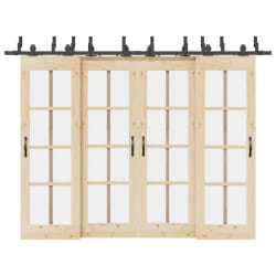 Kit porte coulissante 305 cm