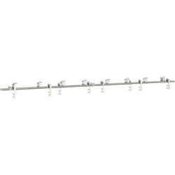 Vidaxl - Kit fixation porte coulissante 366 cm Acier inoxydable Argenté
