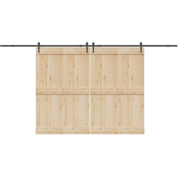 Vidaxl - Kit de quincaillerie de porte coulissante 427 cm acier noir