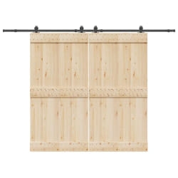 vidaXL Kit de quincaillerie 305 cm - Noir