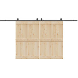 Vidaxl - Kit de quincaillerie de porte coulissante 427 cm acier noir