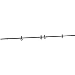 Vidaxl - Kit de quincaillerie de porte coulissante 427 cm acier noir