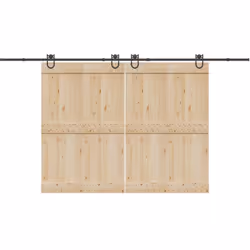 Ce kit de quincaillerie pour portes coulissantes est idéal pour rallonger la longueur des rails de vos portes coulissantes pl ...