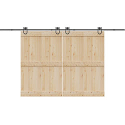 vidaXL Kit de quincaillerie de porte coulissante 400 cm acier noir