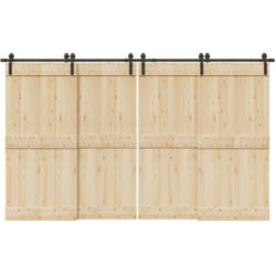 Vidaxl - Kit de quincaillerie de porte coulissante 366 cm acier noir