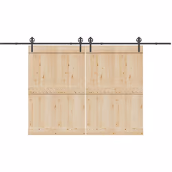Ce kit de quincaillerie pour portes coulissantes est idéal pour rallonger la longueur des rails de vos portes coulissantes pl ...