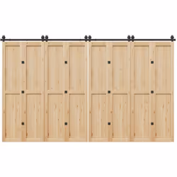 Ce kit de quincaillerie pour portes coulissantes est idéal pour rallonger la longueur des rails de vos portes coulissantes pl ...