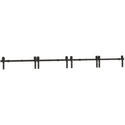 Vidaxl - Kit de quincaillerie de porte coulissante 366 cm acier noir