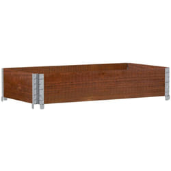 Vidaxl - Collier de palette marron 100x50 cm bois de pin solide