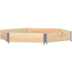 Vidaxl - Lit surélevé hexagonale 160x160 cm bois de pin massif