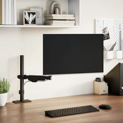Bras pour moniteur unique 27 pouces max ressort à gaz 10 kg - Vidaxl