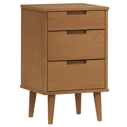 VidaXL 4013409 Table de nuit et table de chevet Marron